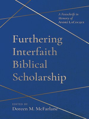cover image of Furthering Interfaith Biblical Scholarship